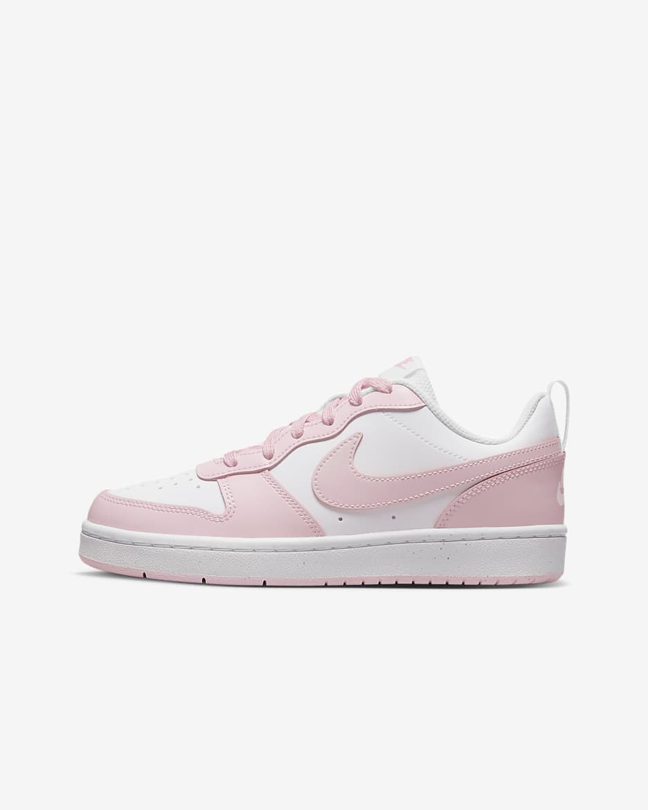 Nike womens shoes pink and white best sale